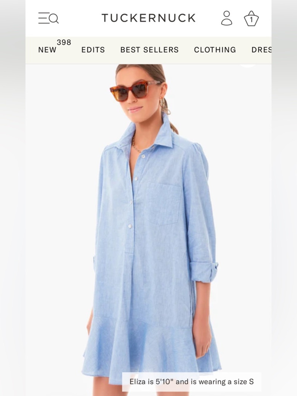 Tuckernuck Callahan chambray Shirt Dress